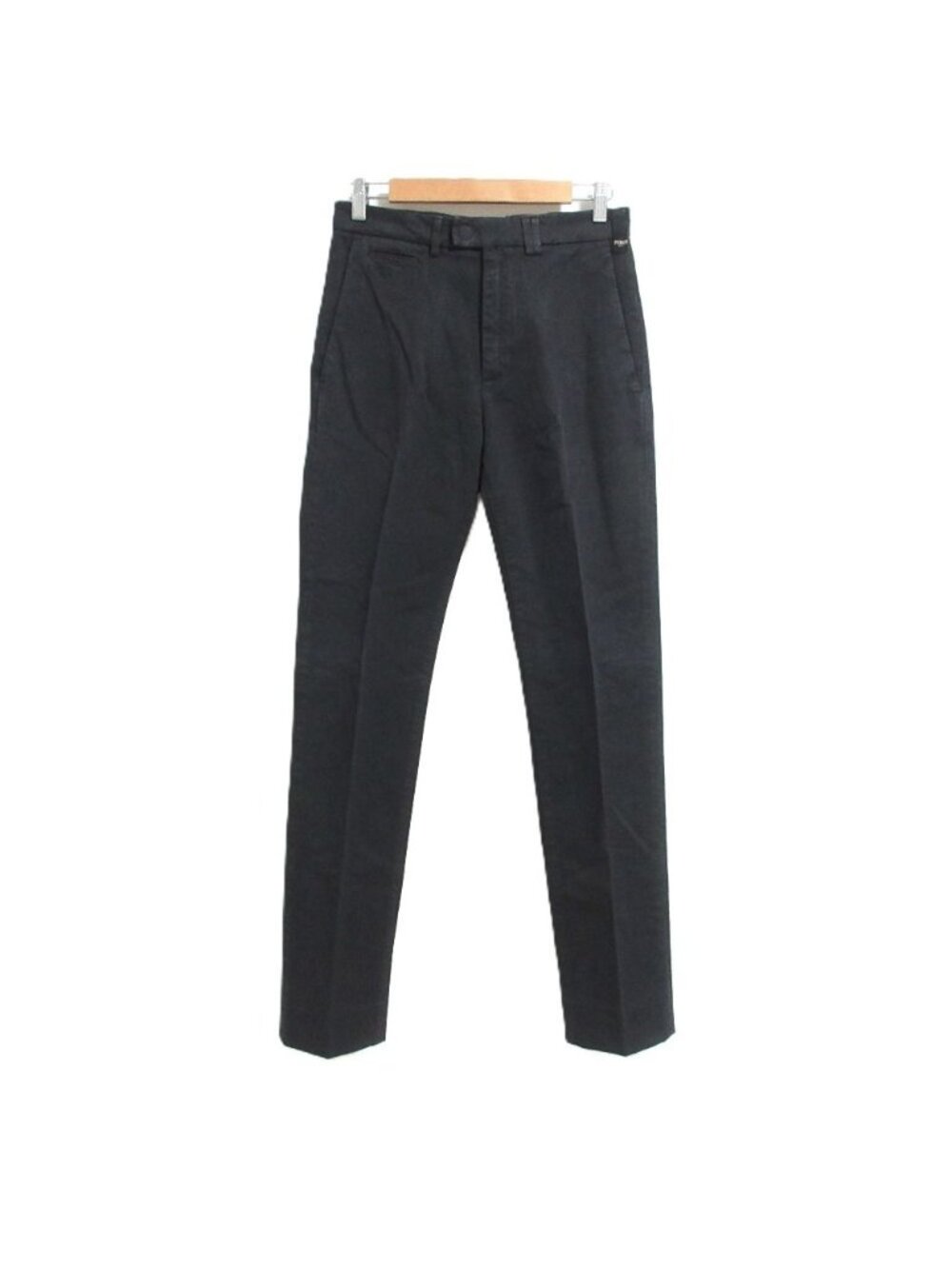 Fendi Garment Dye Stretch Tapered Pants Black Spring Summer Fall Winter 44